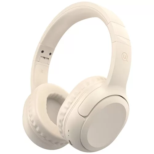 USAMS Yun Sorozat Bluetooth 5.3 On-Ear Fejhallgató Bézs TDLYEJYX02 (USAMS-YG23)