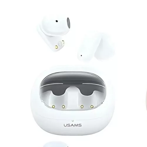 USAMS Bluetooth 5.3 TWSTD Sorozat Vezeték nélküli Fülhallgató Fehér BHUTD01 (TD22)