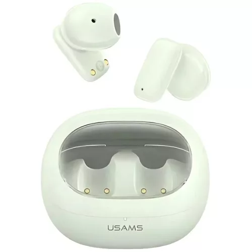 USAMS Bluetooth 5.3 TWSTD Series Vezeték nélküli Fülhallgató Zöld/Zöld BHUTD04 (TD22)