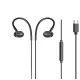 Fekete AWEI TC-6 USB sztereó fülhallgató