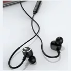 Fekete AWEI TC-6 USB sztereó fülhallgató