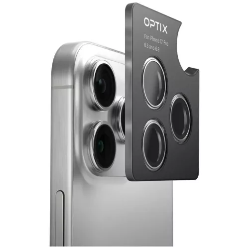 Uniq Optix Alumínium Kamera Lencsevédő iPhone Air készülékhez Applikátorral - Arany,