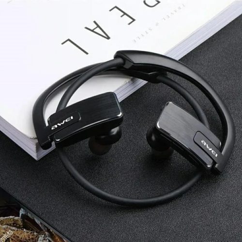 AWEI E1BL sport vezeték nélküli fülhallgató Bluetooth fekete