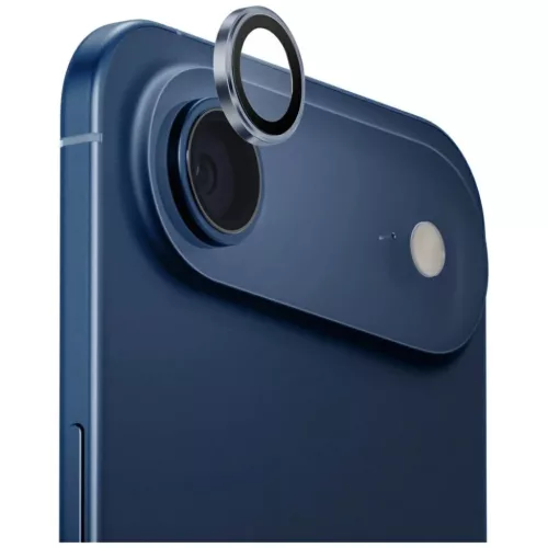 Uniq Optix alumínium kamera lencsevédő iPhone Air-hez applikátorral - kék