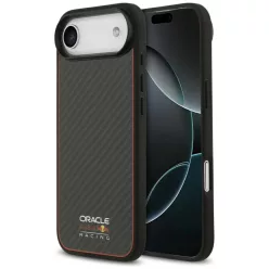   iPhone 17 Air Case Red Bull Kevlar Logo Matt MagSafe fekete tok