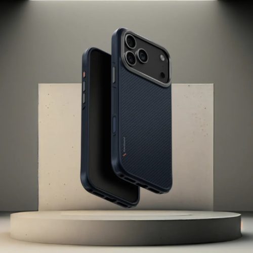Uniq Keva tok iPhone 17 Pro Max Magclick töltéssel - Kék