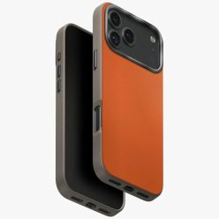   iPhone 17 Pro Max Narancs-szürke Uniq Lyden DS tok Magclick töltés