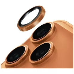   iPhone 17 Pro / 17 Pro Max Uniq Optix Prime kamera lencsevédő üvegfólia applikátorral - Narancssárga
