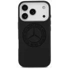 iPhone 17 Pro Fekete Mercedes Szilikon Vintage Logós MagSafe tok