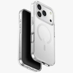 iPhone 17 Pro Átlátszó Uniq Clario Magclick Töltőtok