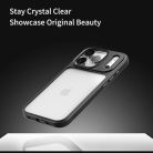 iPhone 17 Pro Max átlátszó-fekete Rock Guard Series tok