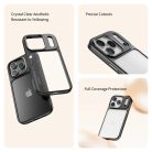 iPhone 17 Pro Max átlátszó-fekete Rock Guard Series tok