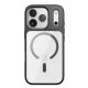 iPhone 17 Pro Max átlátszó-fekete Rock Guard Series Mágneses tok