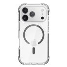 iPhone 17 Pro Max átlátszó-fekete Rock Kristály Tiszta Mágneses Széria tok