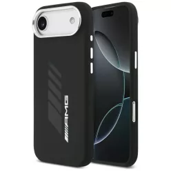 iPhone Air AMG Szilikon Oversize Rhombs MagSafe tok Fekete