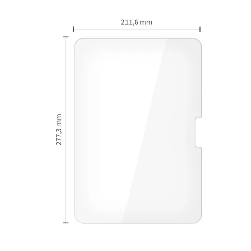 Apple iPad Air 13 2024-2026 üvegfólia Tech-protect Glass Fit+ 2-pack Átlátszó