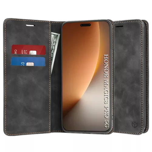 Honor Magic8 Pro Fekete Techsuit Confy Cover tok