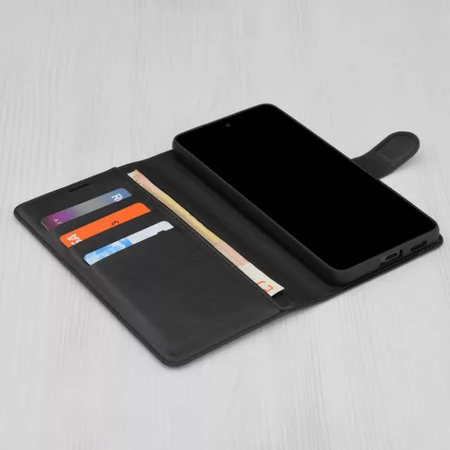 Honor Magic8 Pro Fekete Techsuit - Leather Folio tok.