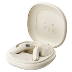   Acefast Vezeték Nélküli Fülhallgatók (W3) - Bluetooth V5.4, Aktív Zajcsökkentés, 4 Mikrofon, ANC + ENC, IPX4, 350mAh - Khaki