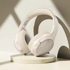 Acefast - Wireless Headset (H5) - Type-C, Bluetooth 5.4, ANC, zajcsökkentés, 3D érzékelés, 500mAh, professzionális Hi-Fi - Fehér