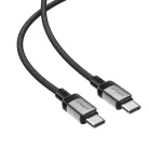 Type-C to Type-C Fekete Acefast - Adatkábel (C9-03), Gyors Töltés, 60W, 1,2m