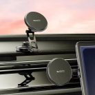 Yesido - Autós telefontartó C199 - Mágneses rögzítés, állítható, műszerfalhoz és kijelzőhöz - Szürke