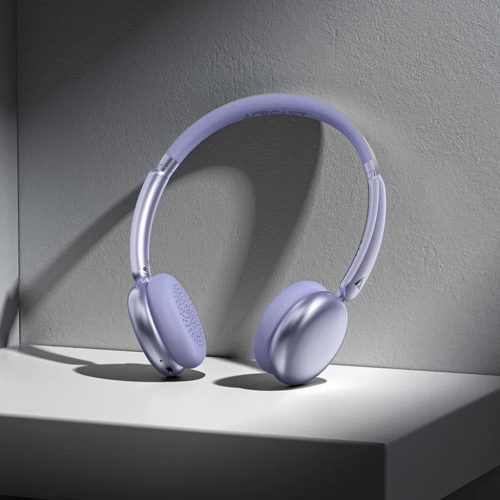 Acefast - Wireless Headset (H8) - Type-C, Bluetooth 5.4, ANC mód, Hibrid zajcsökkentés, 500mAh, Professzionális HiFi - Lila