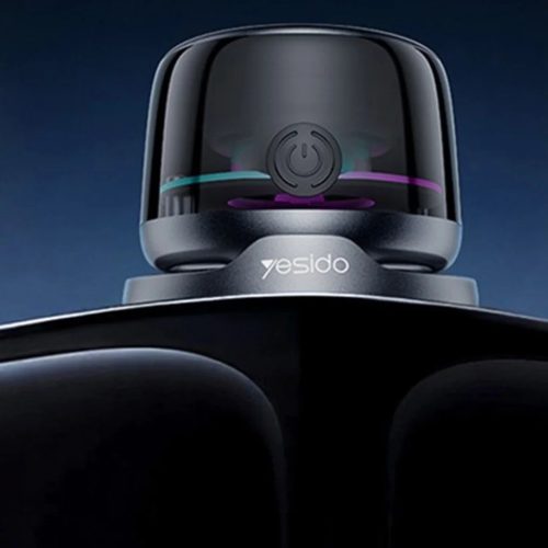 Yesido Mini Mágneses Vezeték Nélküli Hangszóró (YSW32) - RGB világítási effektus, 400mAh, 3W, Bluetooth 5.3 - Fekete