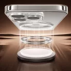 Joyroom JR-16JL6 iPhone 16 Pro ultra-vékony MagSafe kompatibilis tok 360°-os gyűrűs állvánnyal - arany tok