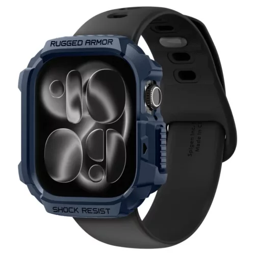 Apple Watch 10 / 11 (42 mm) Spigen Rugged Armor V2 tok Kék