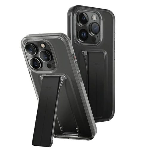 Uniq Heldro Mount állvánnyal iPhone 15 Pro Max 6.7" füst/fátyol füst tok