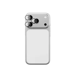   AmazingThing Sapphire Kamera Üveg iPhone 17 Pro / Pro Max - fekete kerettel üvegfólia