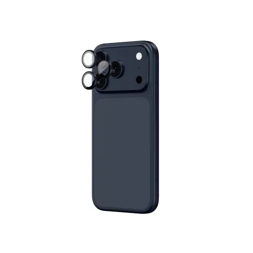 AmazingThing Sapphire Camera Glass for iPhone 17 Pro / Pro Max - with Blue Frame