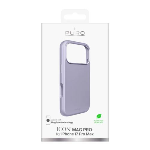Pure Icon Mag Pro Liquid Szilikon tok iPhone 17 Pro Max-hoz, MagSafe kompatibilis, kameravédelemmel és alumínium gombokkal - Rózsaszín tok