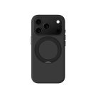 AmazingThing Cloudie iPhone 17 Pro Max tok állvánnyal - Fekete tok