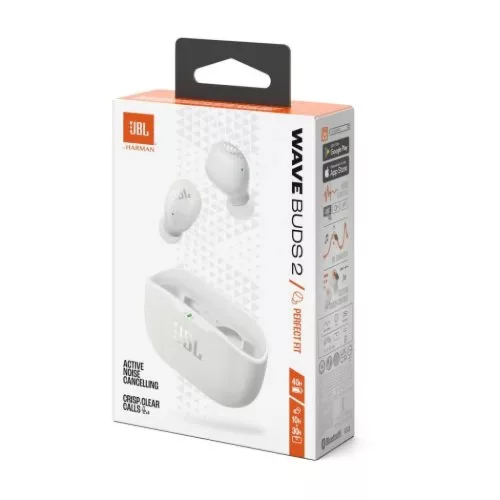 JBL Wave Buds 2 TWS Bluetooth fülhallgató Fehér EU