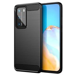 Huawei P40 Pro Techsuit - Carbon Silicone - Black tok
