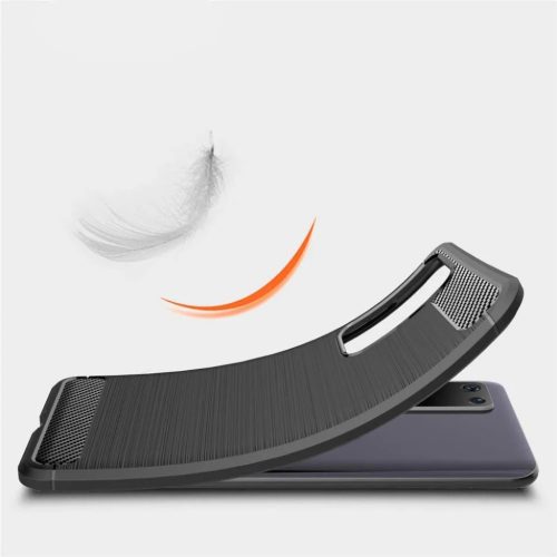 Huawei P40 Pro Techsuit - Carbon Silicone - Black tok