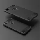 iPhone 7 / iPhone 8 Fekete Techsuit - Carbon Silicone tok