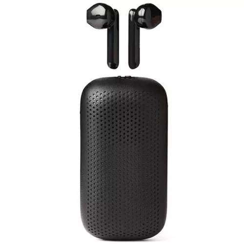 Lexon Speakerbuds Vezeték nélküli fülhallgató Bluetooth hangszóróval fekete