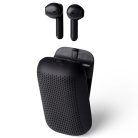 Lexon Speakerbuds Vezeték nélküli fülhallgató Bluetooth hangszóróval fekete
