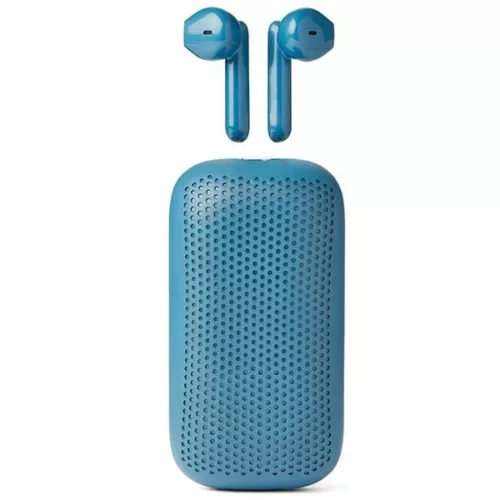 Kék Lexon Speakerbuds Vezeték nélküli Fejhallgató Bluetooth Hangszóróval