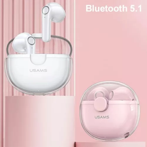 USAMS BU Series Bluetooth 5.1 TWS vezeték nélküli fülhallgató lila BHUBU02