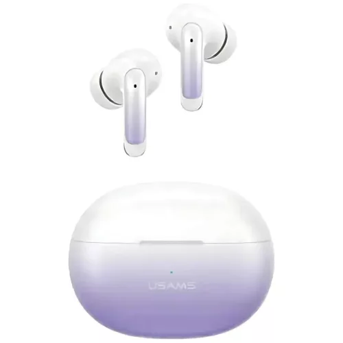 USAMS Bluetooth 5.3 TWS X-don szériás ENC vezeték nélküli fülhallgató Lila átmenetes/Lila kék