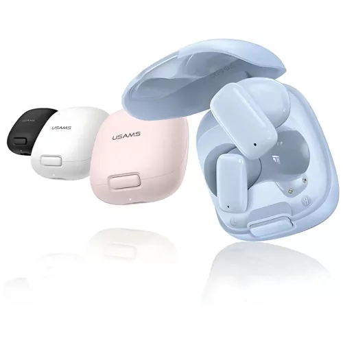 Kék USAMS Bluetooth 5.3 TWSID sorozatú vezeték nélküli fülhallgató BHUID03 (ID25)