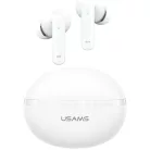 USAMS Echo E02 TWS Bluetooth fejhallgató ANC+ENC vezeték nélküli fehér