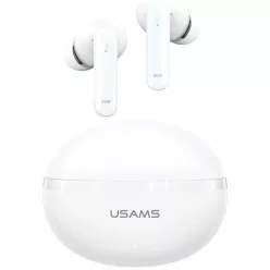   USAMS Echo E02 TWS Bluetooth fejhallgató ANC+ENC vezeték nélküli fehér