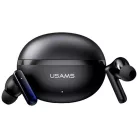 Fekete USAMS Echo E02 TWS ANC+ENC vezeték nélküli Bluetooth fülhallgató