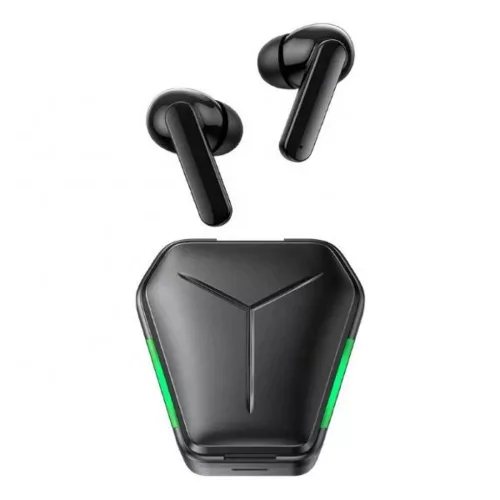 USAMS Bluetooth 5.0 TWS JY sorozatú, vezeték nélküli gaming fülhallgató fekete BHUJY01