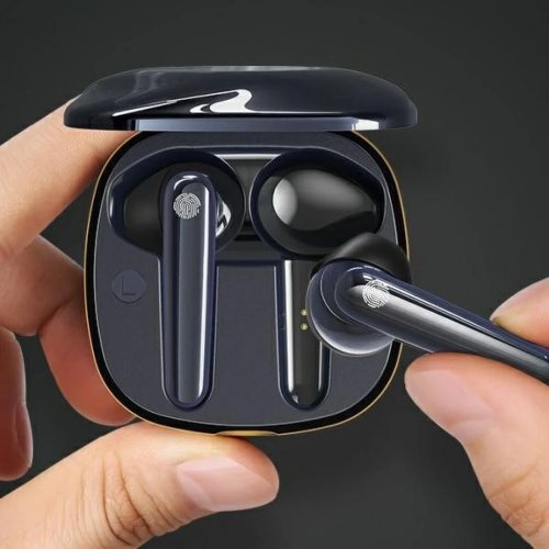 Gem kék USAMS BHUSD02 Bluetooth 5.0 TWS SD sorozatú vezeték nélküli fülhallgató